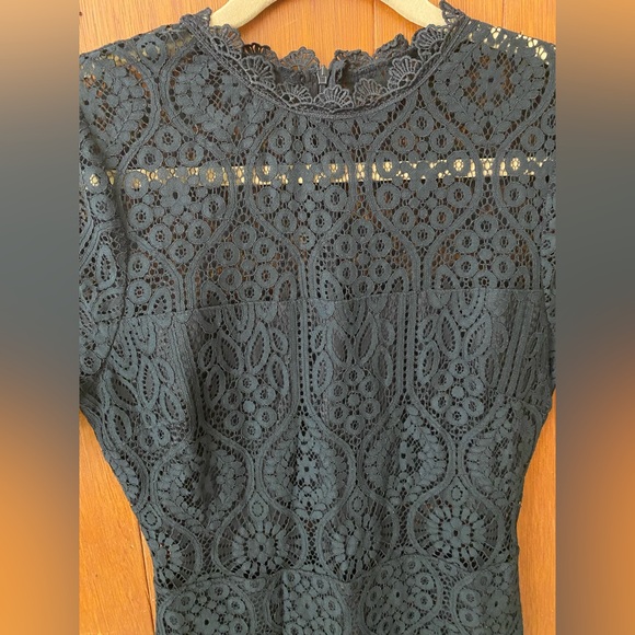 Lulus Remarkable Lace Dress - black - Picture 9 of 13